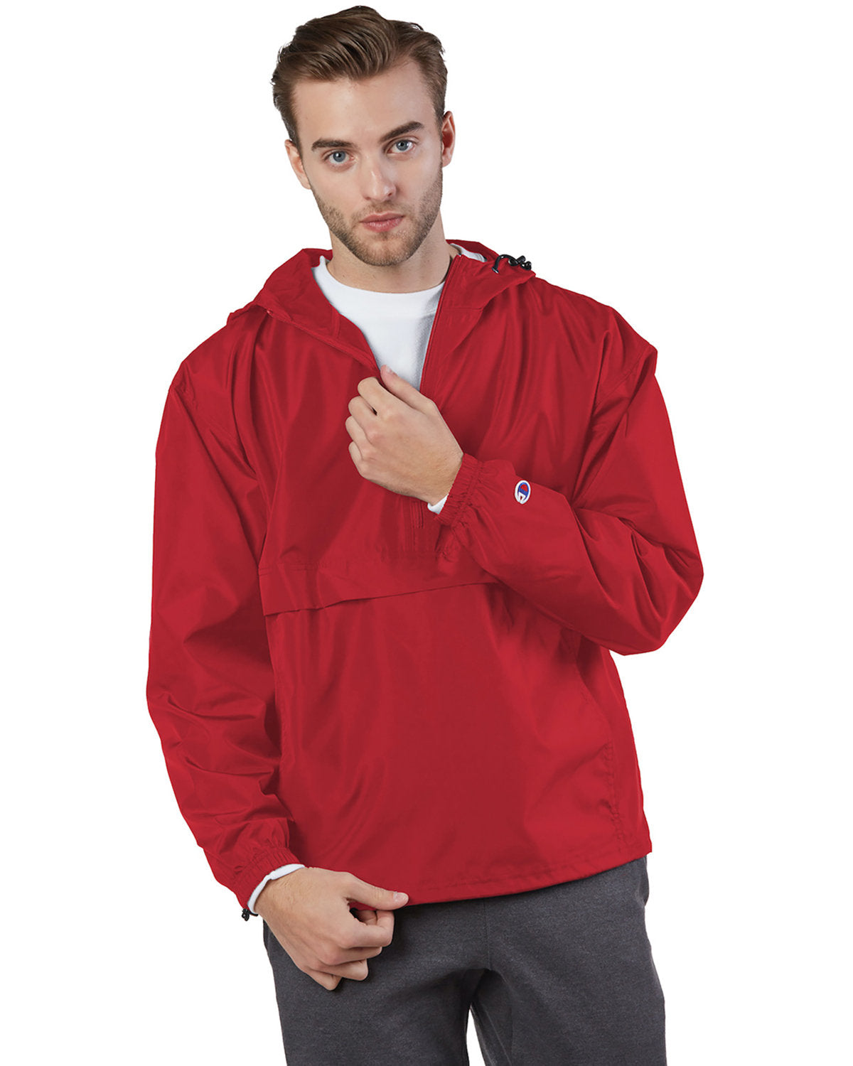 Champion Essential: The Adult Packable Anorak 1/4 Zip Jacket
