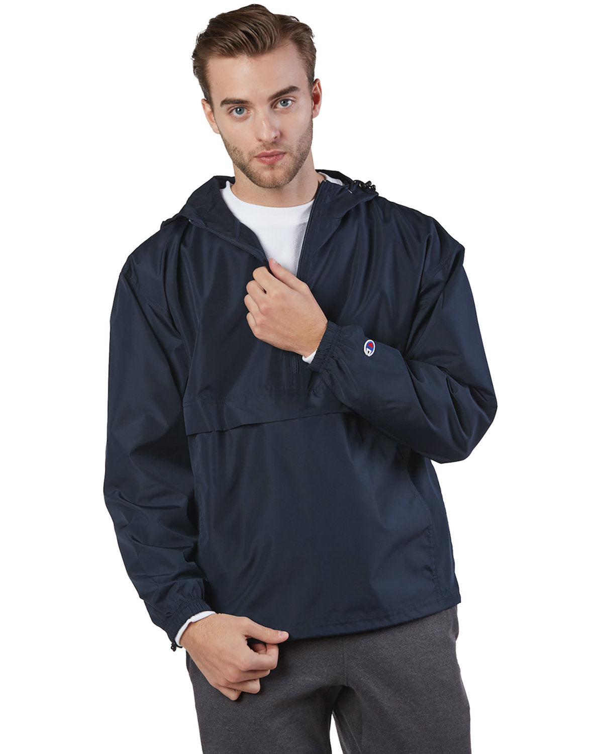 Champion Essential: The Adult Packable Anorak 1/4 Zip Jacket