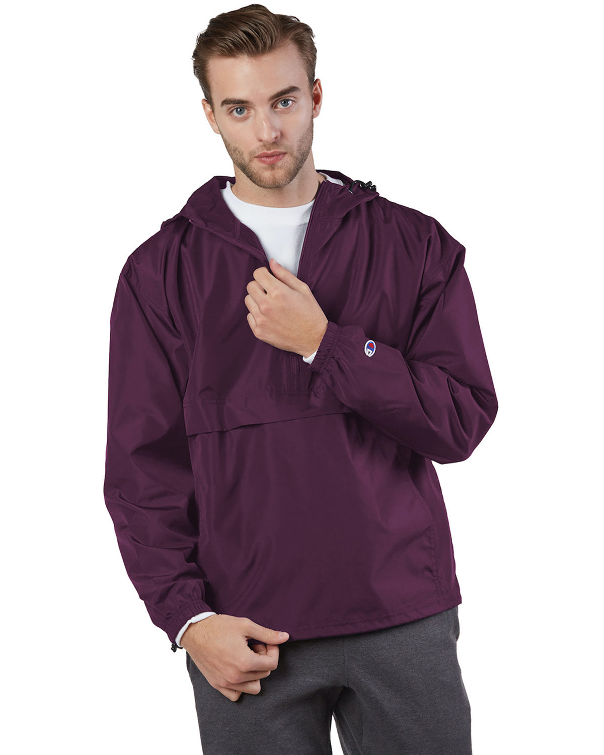Champion Essential: The Adult Packable Anorak 1/4 Zip Jacket