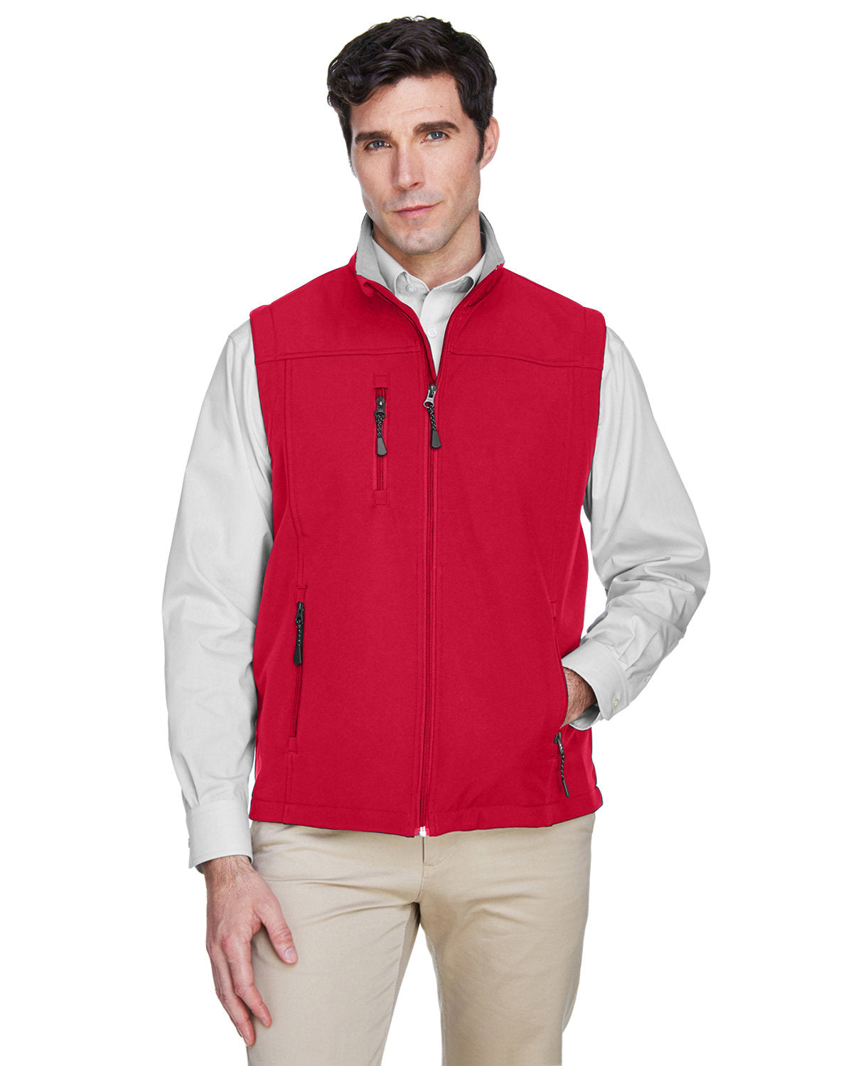 Elevated Utility: Devon & Jones Men's Soft Shell Vest