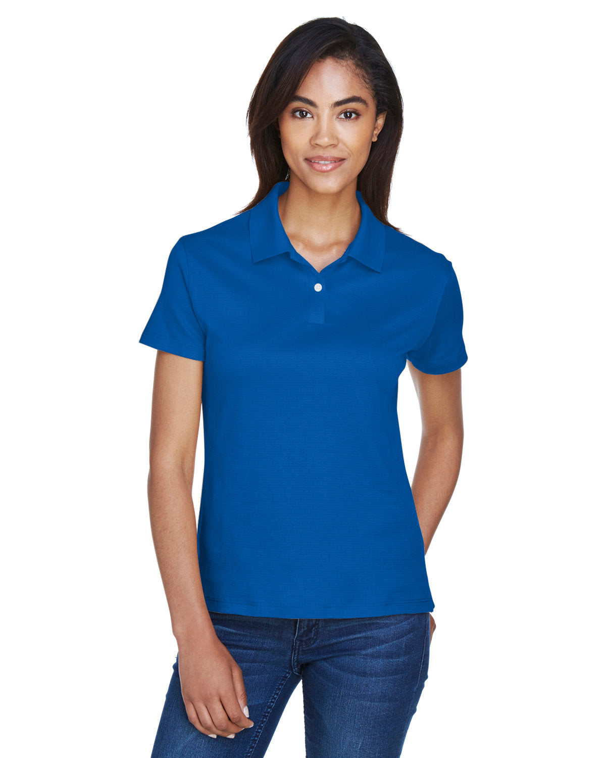 Elevate Your Look with the Devon & Jones Ladies' Pima-Techâ„¢ Jet PiquÃ© Polo