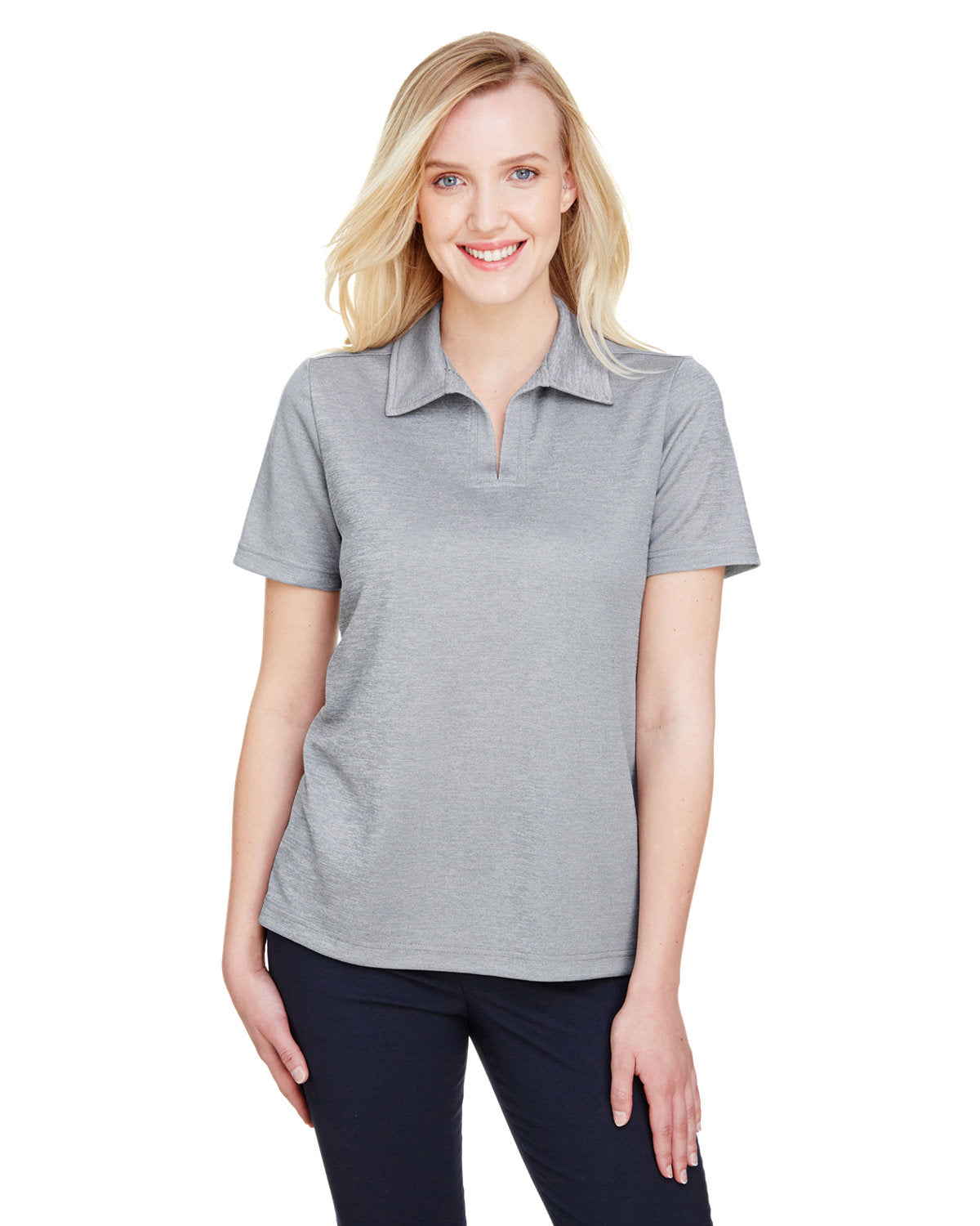 Elevate Your Style with the Devon & Jones CrownLux Performanceâ„¢ Ladies' Address Melange Polo