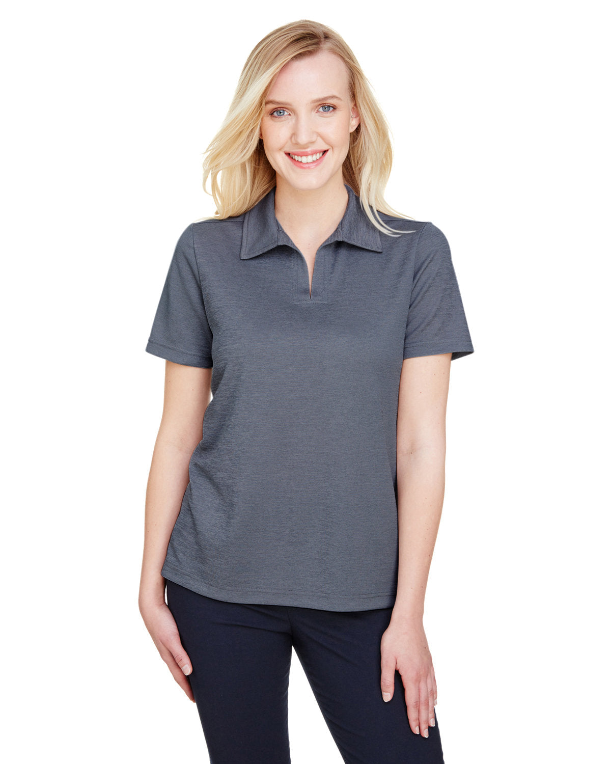 Elevate Your Style with the Devon & Jones CrownLux Performanceâ„¢ Ladies' Address Melange Polo