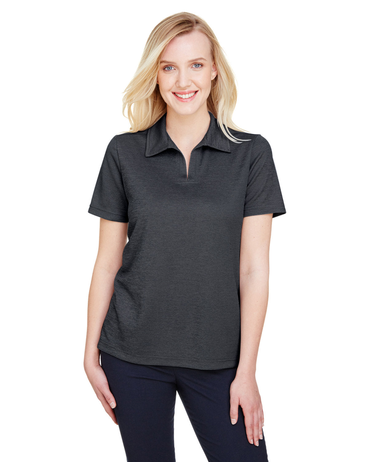 Elevate Your Style with the Devon & Jones CrownLux Performanceâ„¢ Ladies' Address Melange Polo