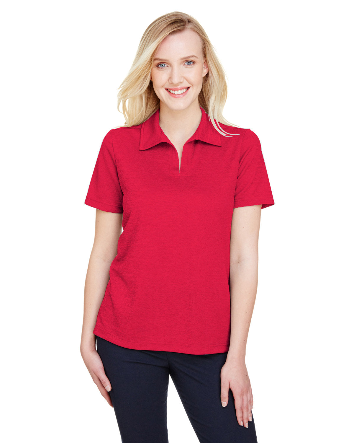 Elevate Your Style with the Devon & Jones CrownLux Performanceâ„¢ Ladies' Address Melange Polo