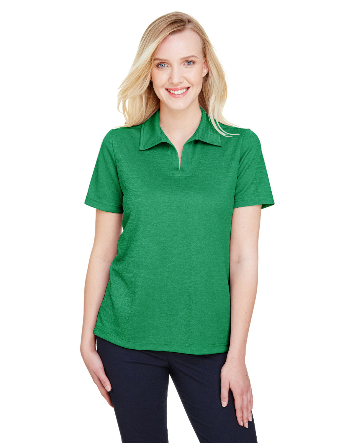 Elevate Your Style with the Devon & Jones CrownLux Performanceâ„¢ Ladies' Address Melange Polo