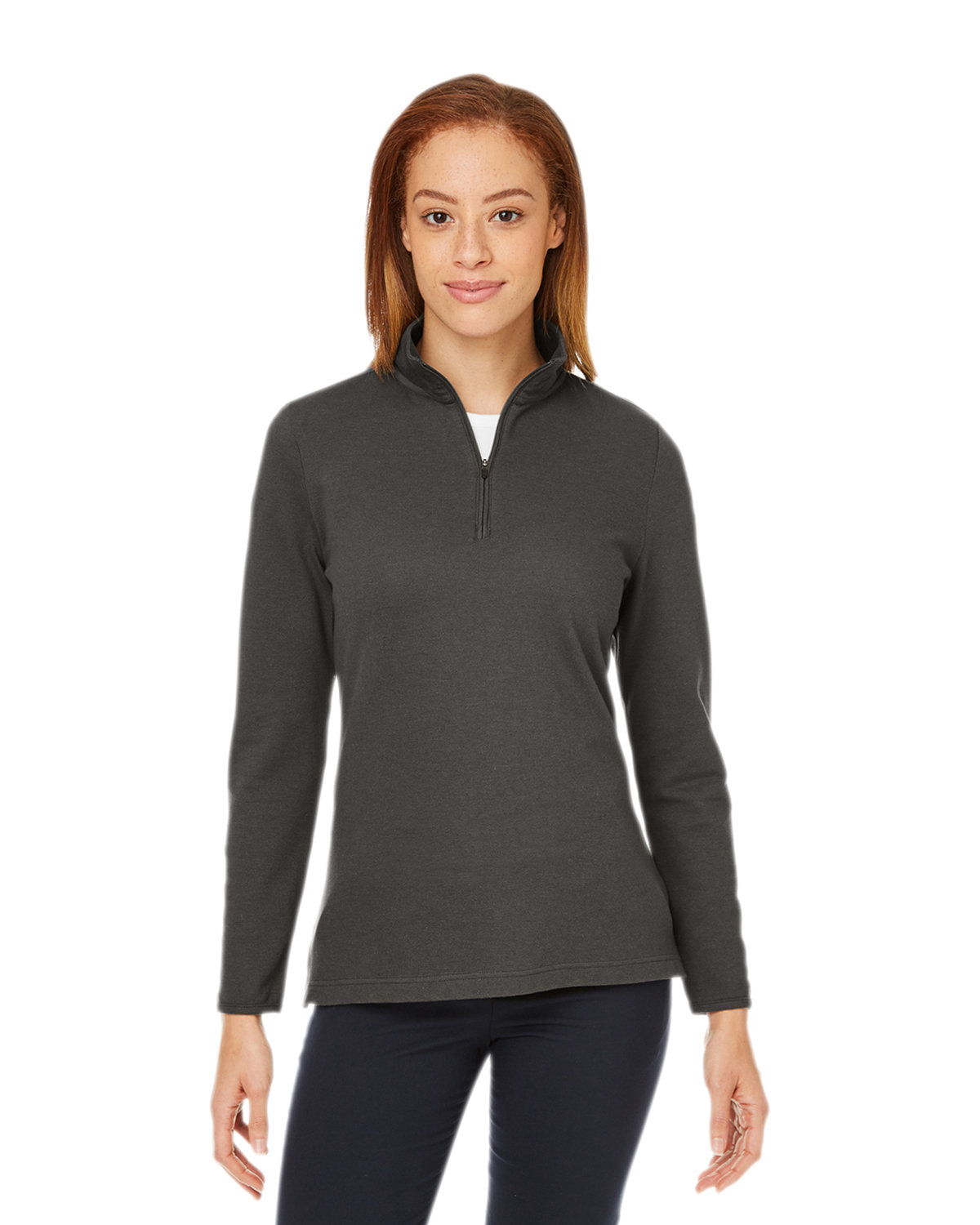 Elevate Your Performance with the Devon & Jones New Classicsâ„¢ Ladies' Performance Quarter-Zip