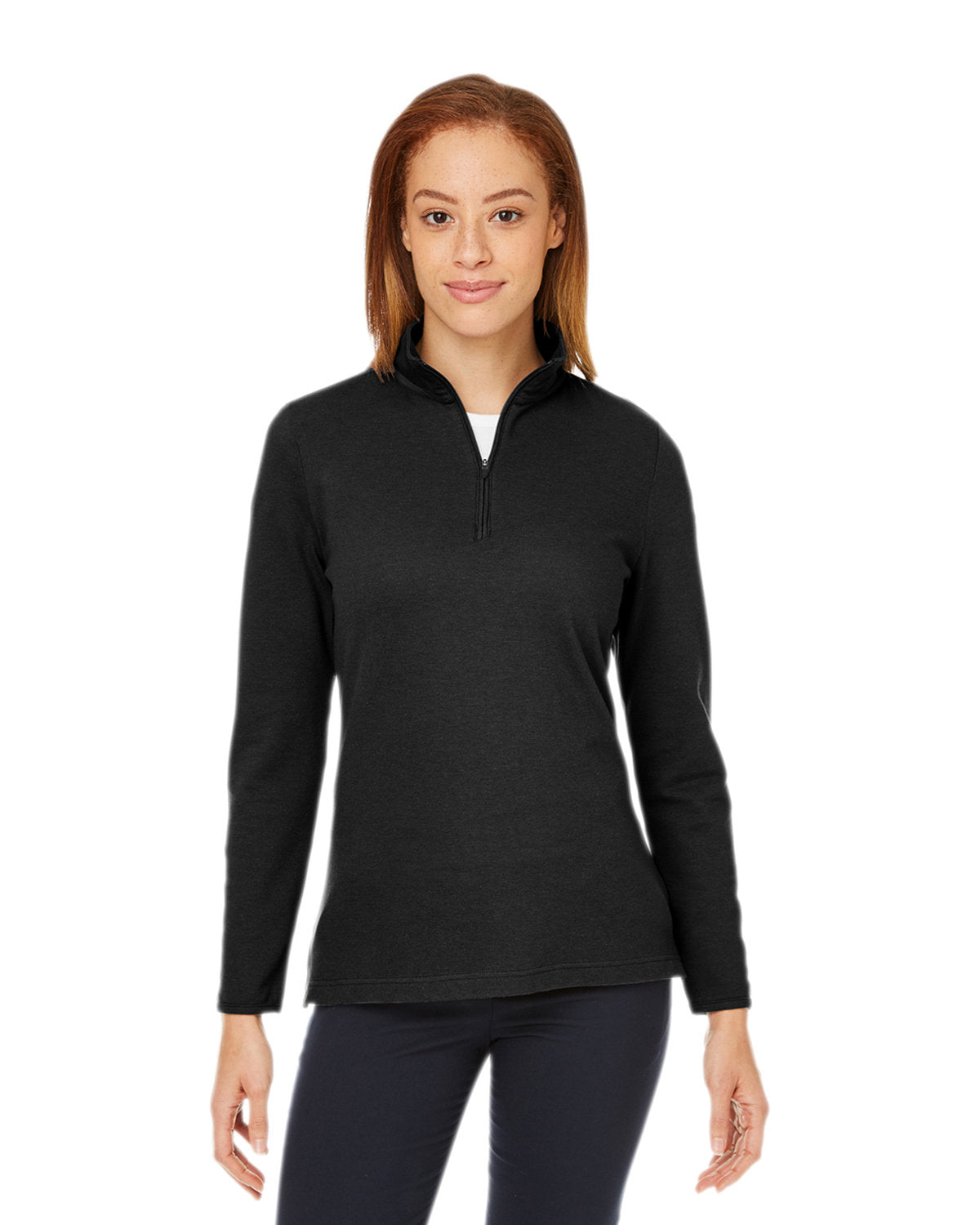 Elevate Your Performance with the Devon & Jones New Classicsâ„¢ Ladies' Performance Quarter-Zip