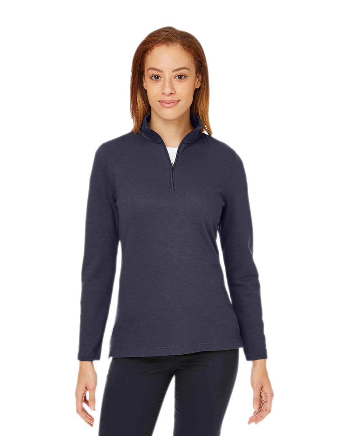Elevate Your Performance with the Devon & Jones New Classicsâ„¢ Ladies' Performance Quarter-Zip