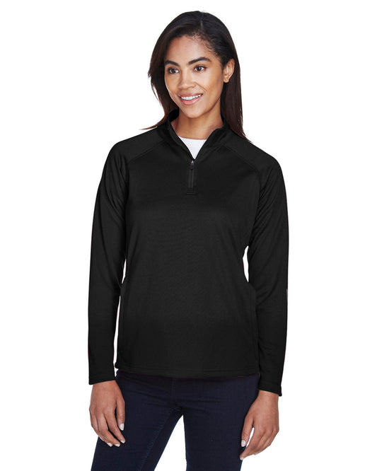 Elevate Your Look with the Devon & Jones Ladies' Stretch Tech-ShellÂ® Compass Quarter-Zip