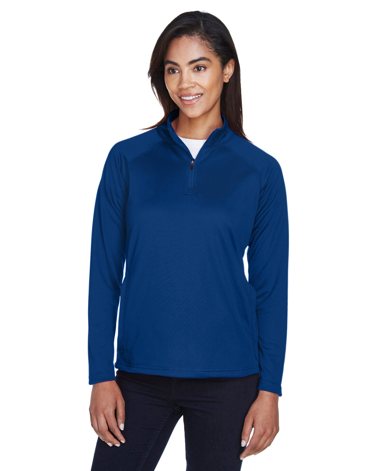 Elevate Your Look with the Devon & Jones Ladies' Stretch Tech-ShellÂ® Compass Quarter-Zip