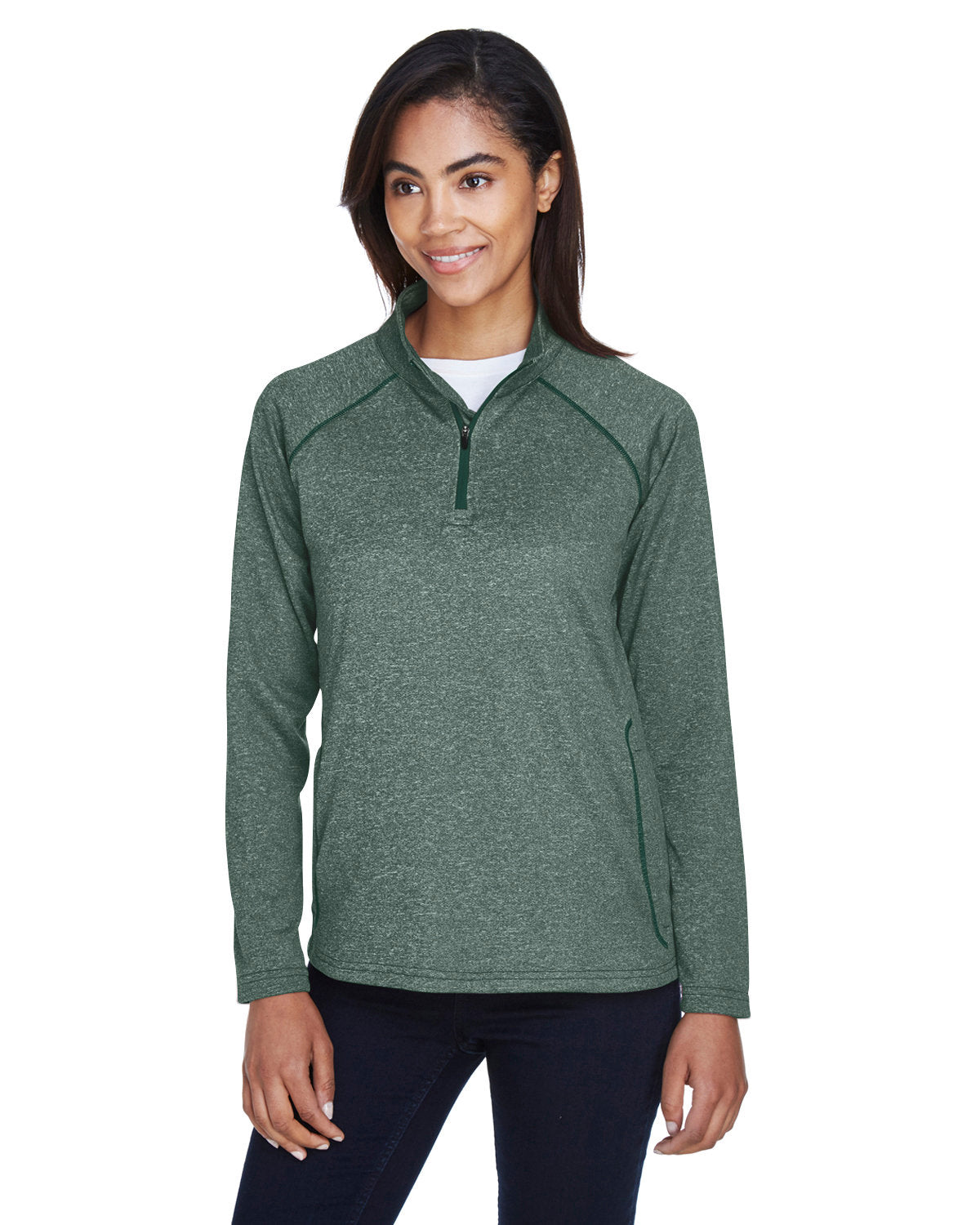 Elevate Your Look with the Devon & Jones Ladies' Stretch Tech-ShellÂ® Compass Quarter-Zip