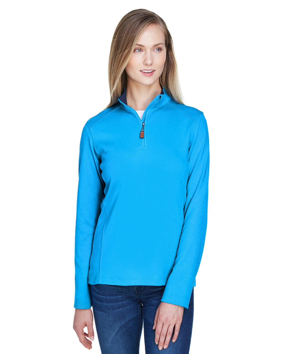 Elevate Your Performance with the Devon & Jones Ladies' DRYTEC20â„¢ Performance Quarter-Zip