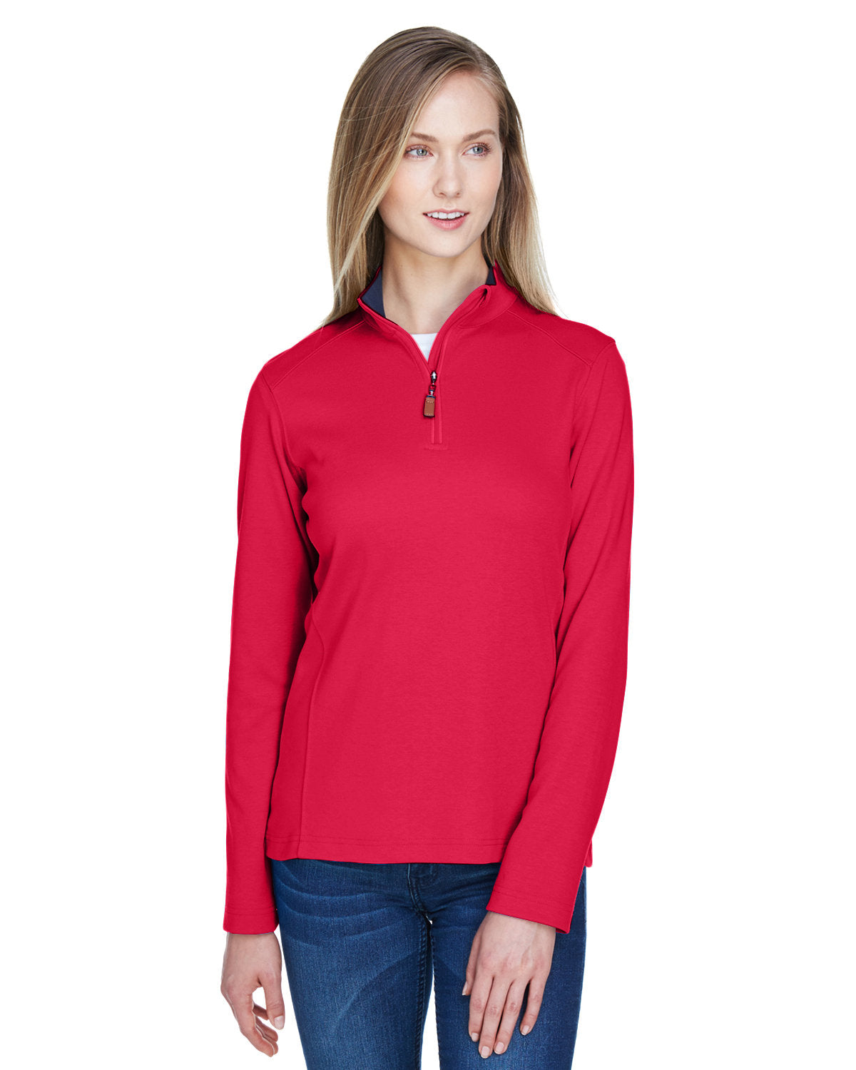 Elevate Your Performance with the Devon & Jones Ladies' DRYTEC20â„¢ Performance Quarter-Zip