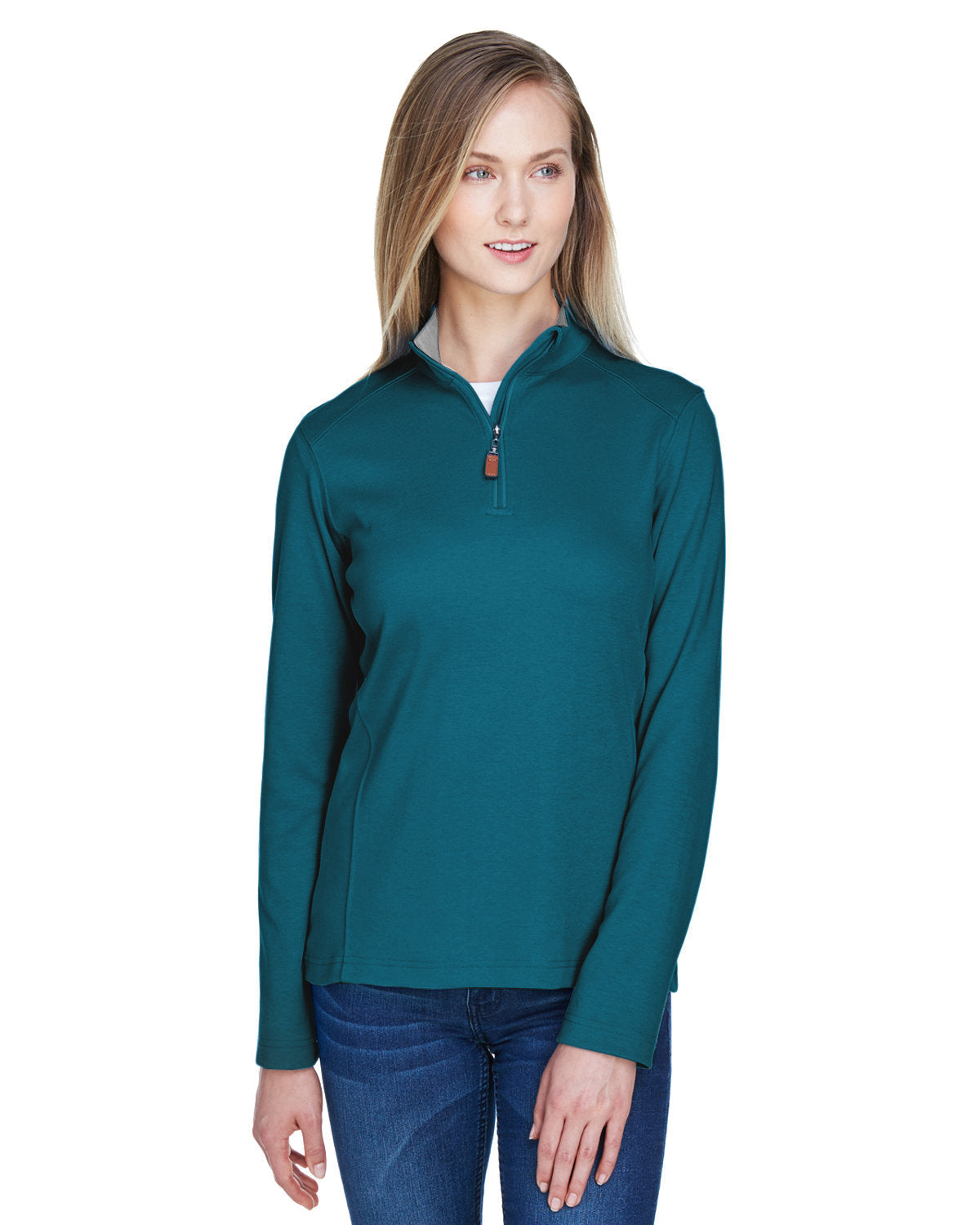 Elevate Your Performance with the Devon & Jones Ladies' DRYTEC20â„¢ Performance Quarter-Zip