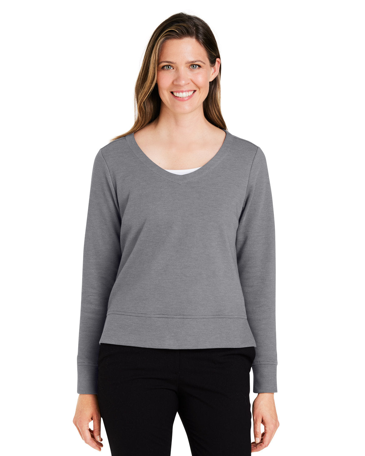 Elevate Your Style with the Devon & Jones Ladies' New Classicsâ„¢ Charleston Pullover