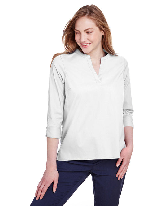 Effortless Elegance: Devon & Jones Ladies' CrownLux Performanceâ„¢ Stretch Tunic