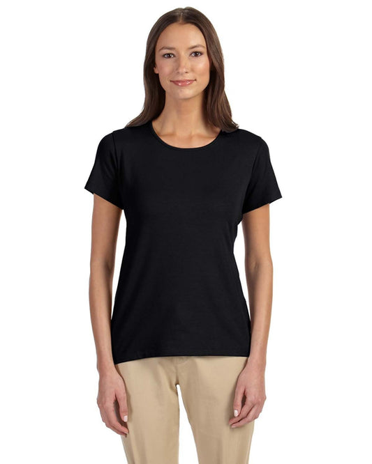 Effortless Sophistication: Devon & Jones Ladies' Perfect Fitâ„¢ Shell T-Shirt