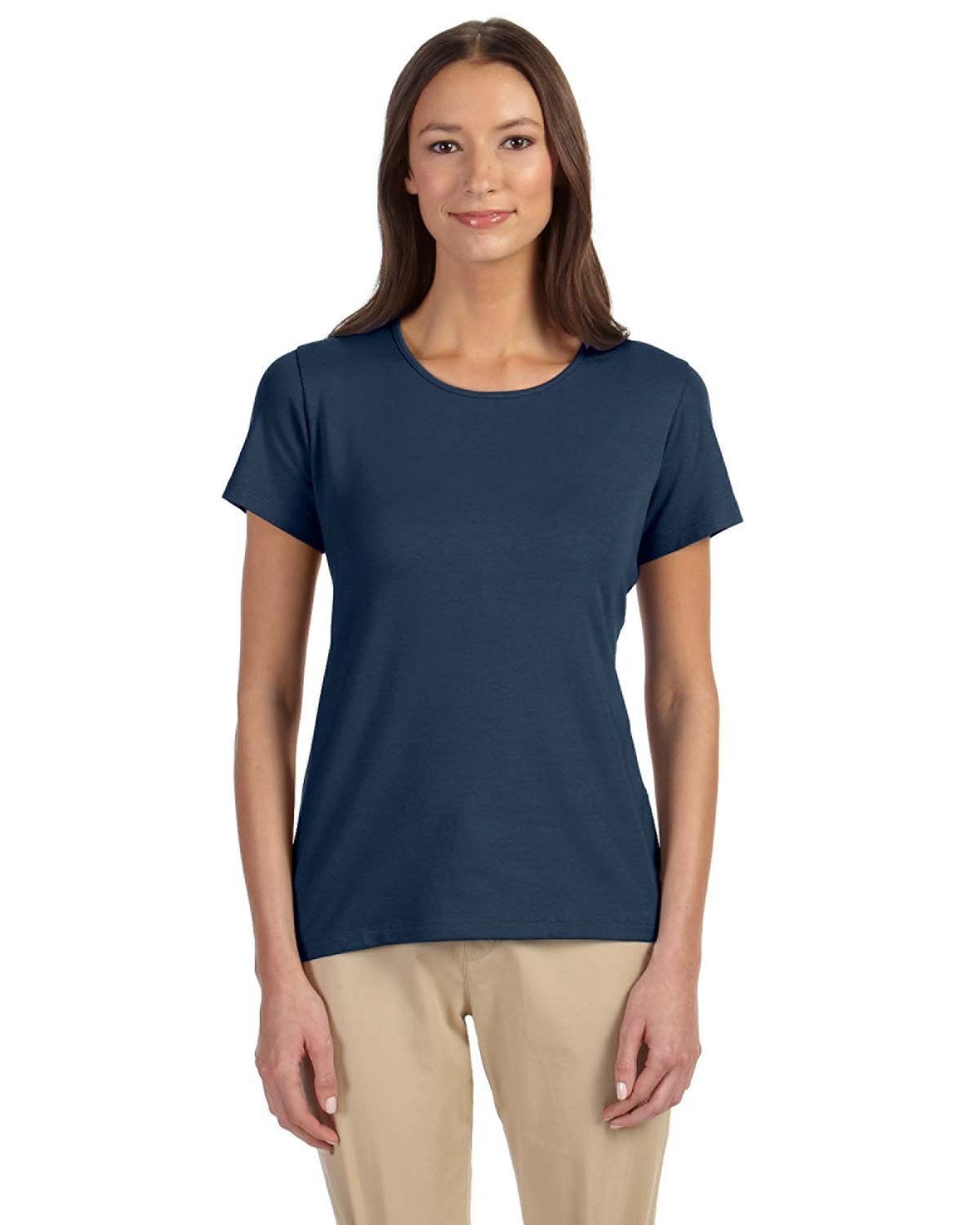 Effortless Sophistication: Devon & Jones Ladies' Perfect Fitâ„¢ Shell T-Shirt