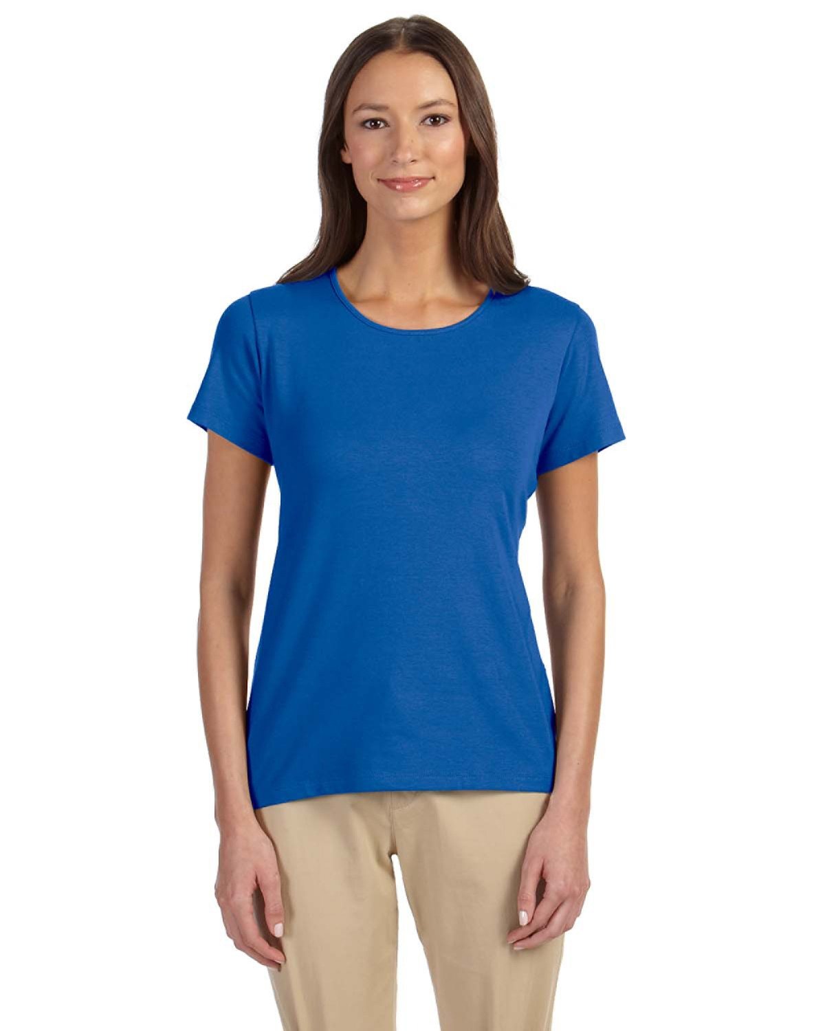 Effortless Sophistication: Devon & Jones Ladies' Perfect Fitâ„¢ Shell T-Shirt