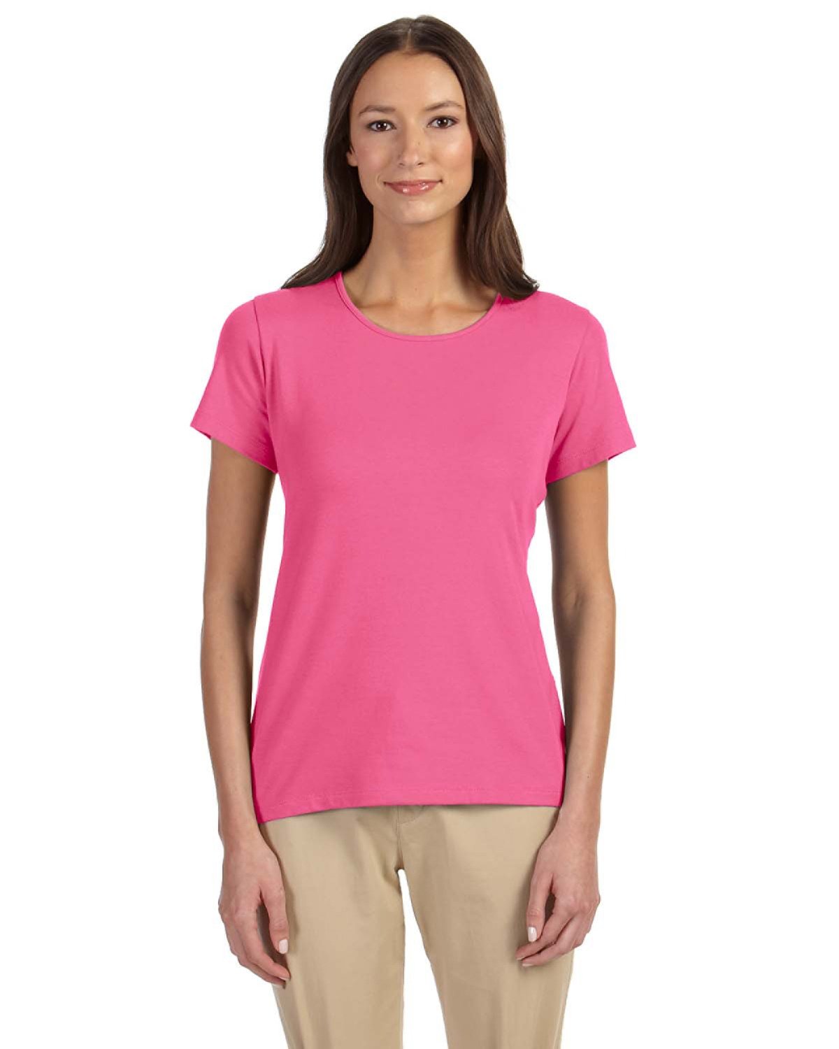Effortless Sophistication: Devon & Jones Ladies' Perfect Fitâ„¢ Shell T-Shirt