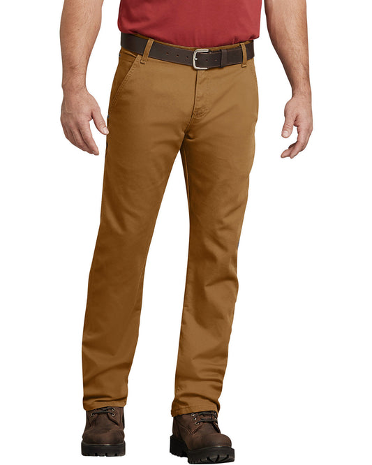 Dickies Men's FLEX Regular Fit Straight Leg Tough Maxâ„¢ Duck Carpenter Pant DP802