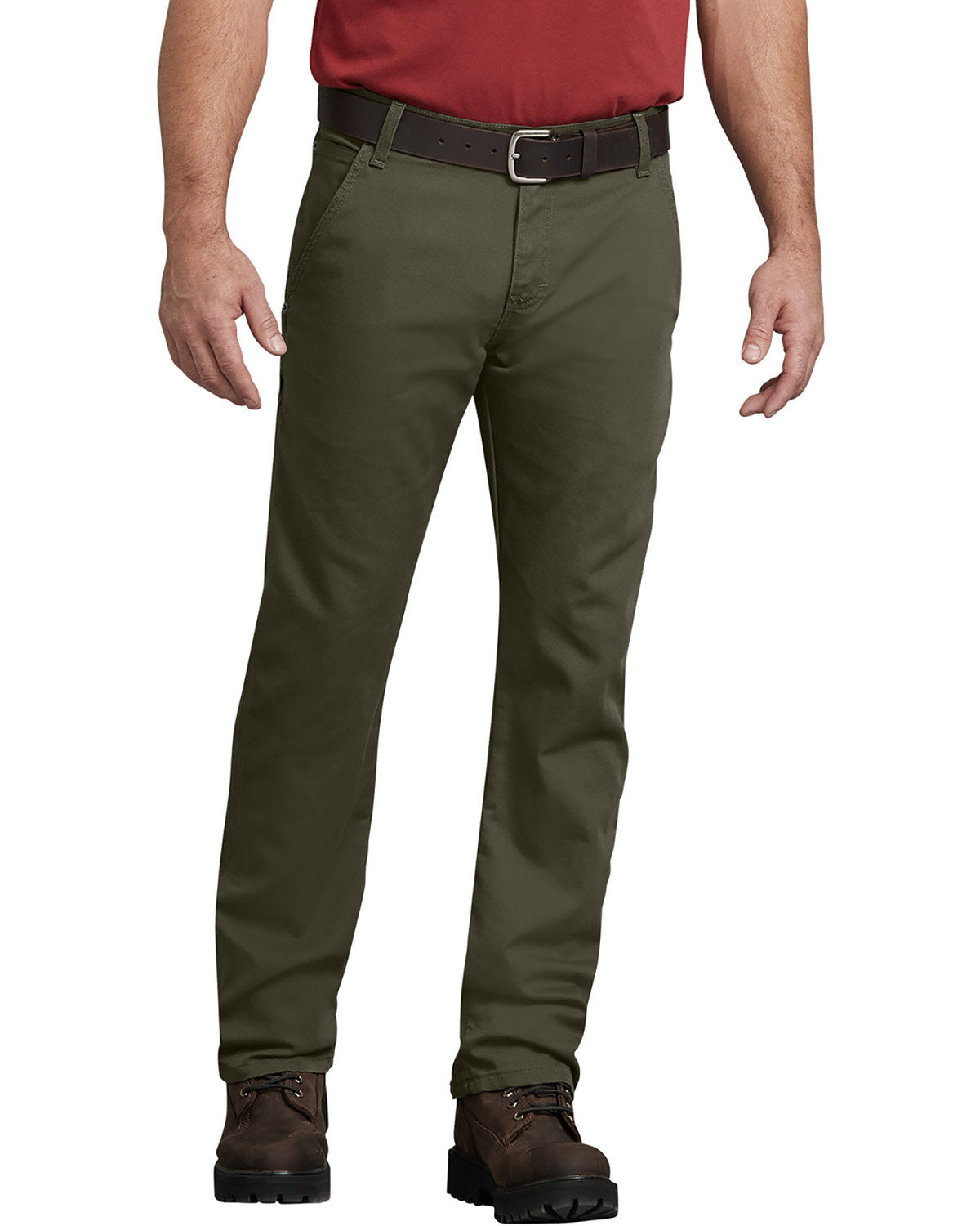 Dickies Men's FLEX Regular Fit Straight Leg Tough Maxâ„¢ Duck Carpenter Pant DP802