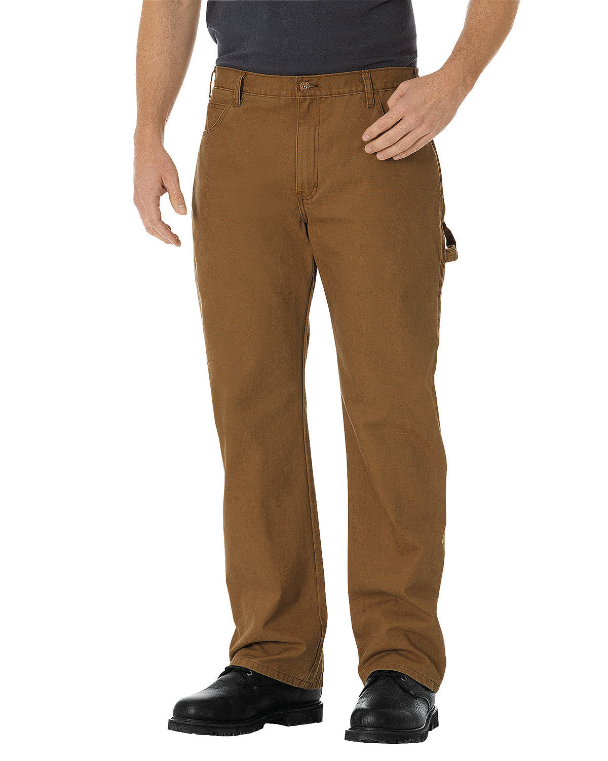 Dickies Men's Relaxed Fit Straight-Leg Carpenter Duck Pant DU250