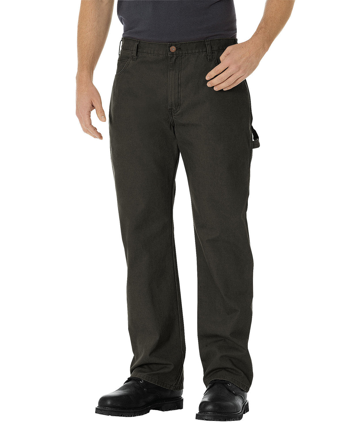 Dickies Men's Relaxed Fit Straight-Leg Carpenter Duck Pant DU250