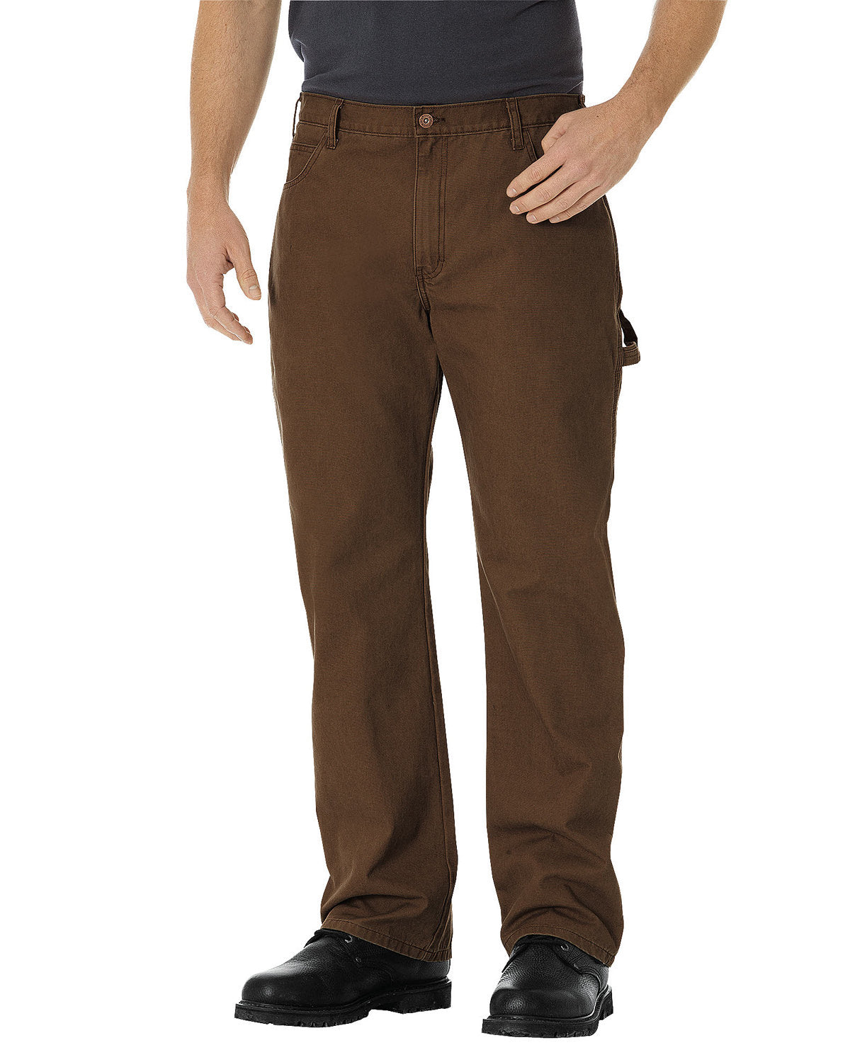 Dickies Men's Relaxed Fit Straight-Leg Carpenter Duck Pant DU250
