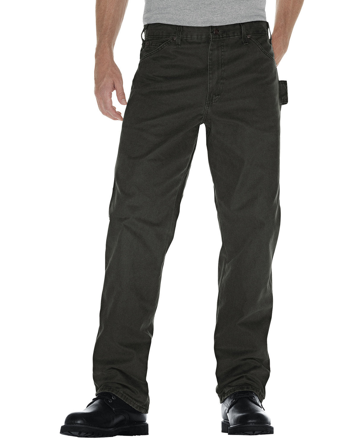 Dickies Men's Relaxed Fit Straight-Leg Carpenter Duck Pant DU336R