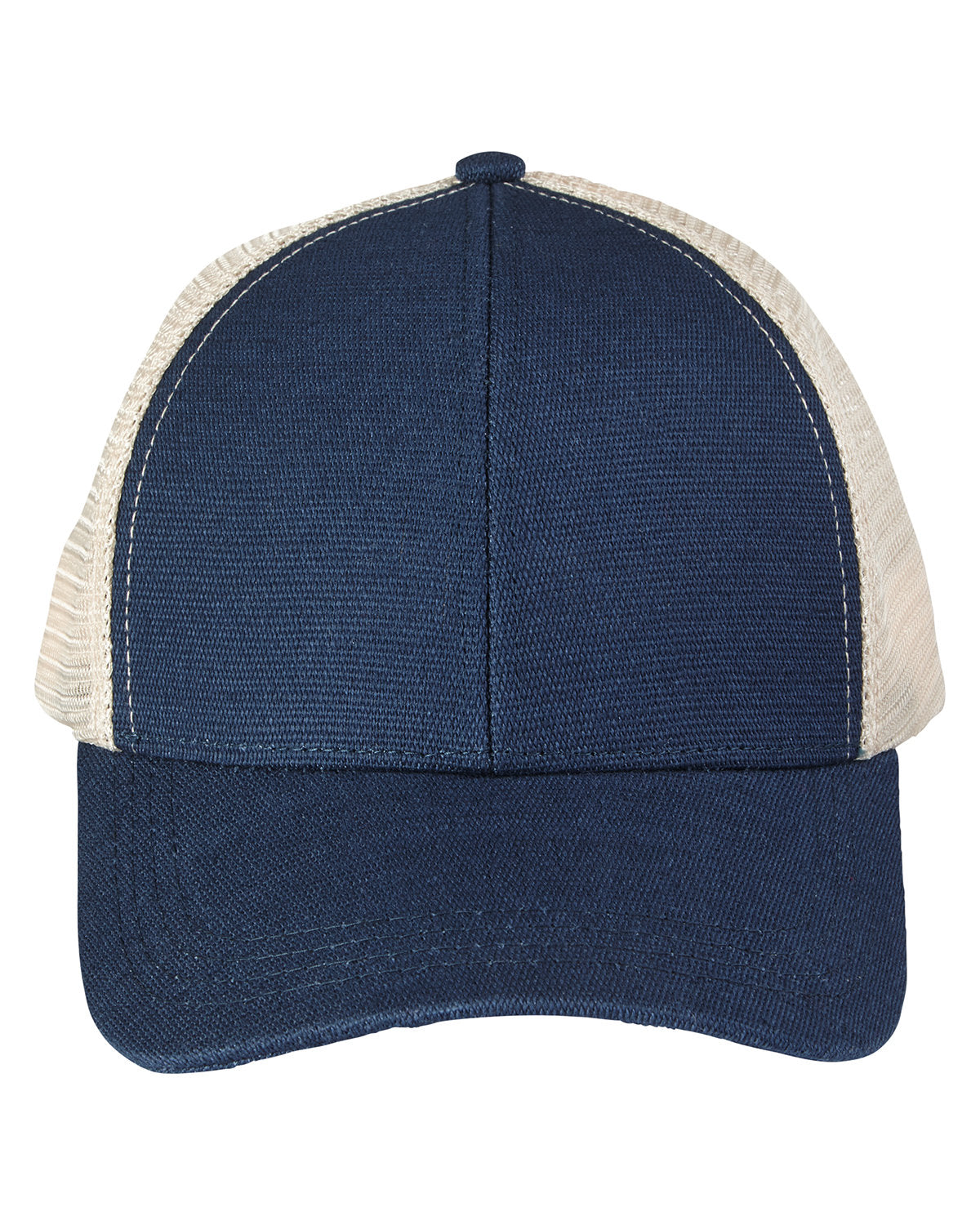Elevate Style Responsibly: Unisex Hemp Eco Trucker Recycled Polyester Mesh Cap by econscious
