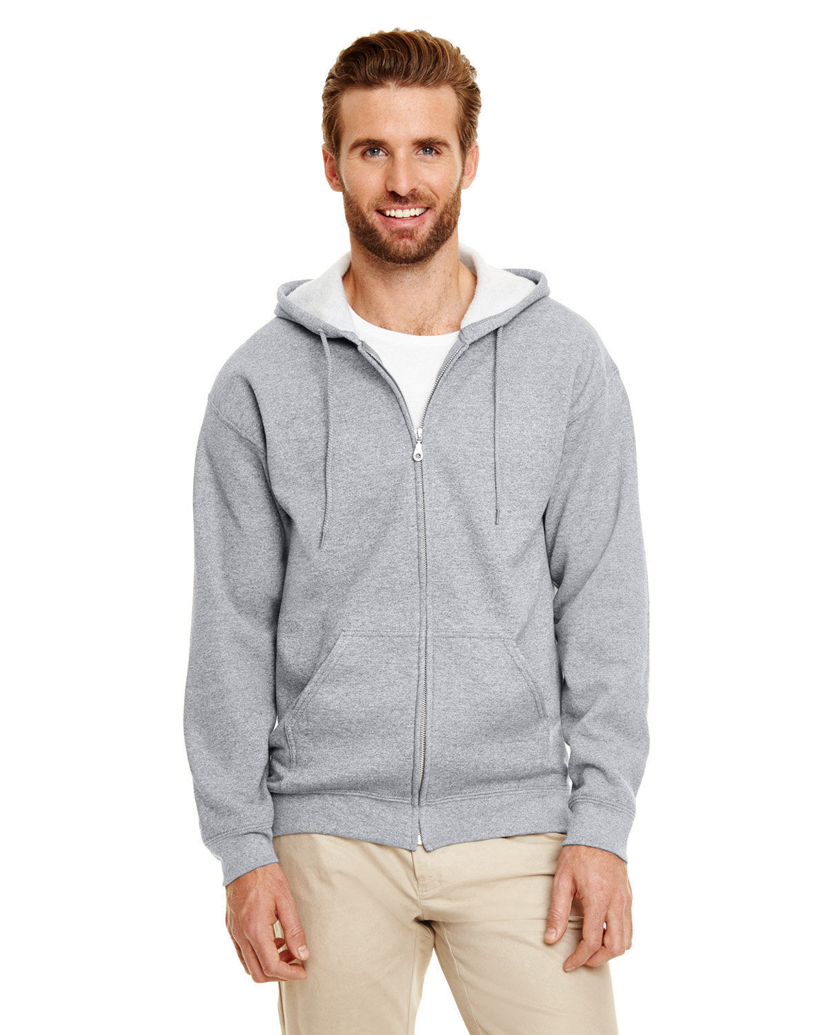 Gildan Adult Heavy Blend™ 8 oz., 50/50 Full-Zip Hooded Sweatshirt G186