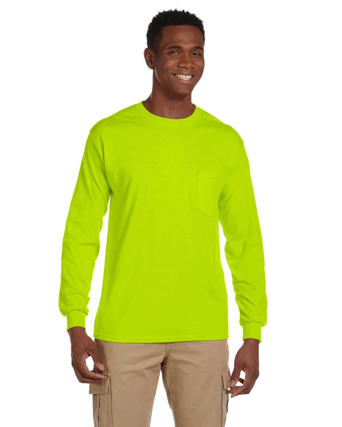 Gildan Adult Ultra CottonÂ® Long-Sleeve Pocket T-Shirt G241