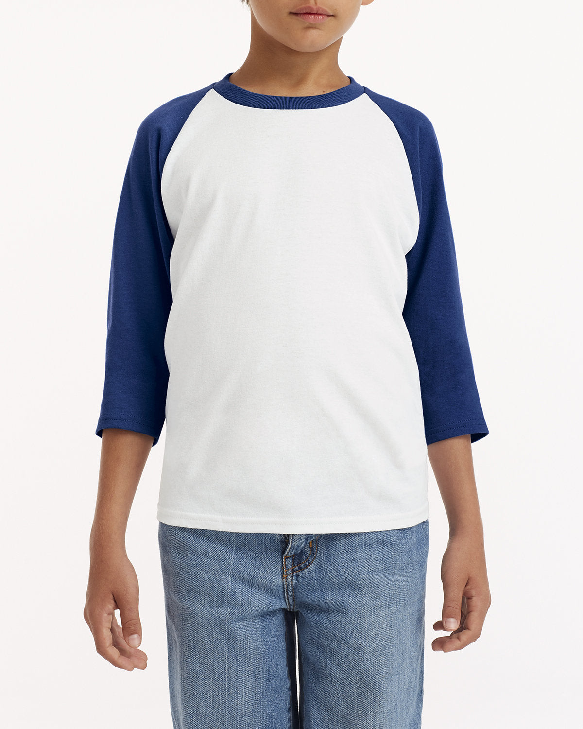 Gildan Youth Heavy Cotton 3/4-Raglan Sleeve T-Shirt G570B