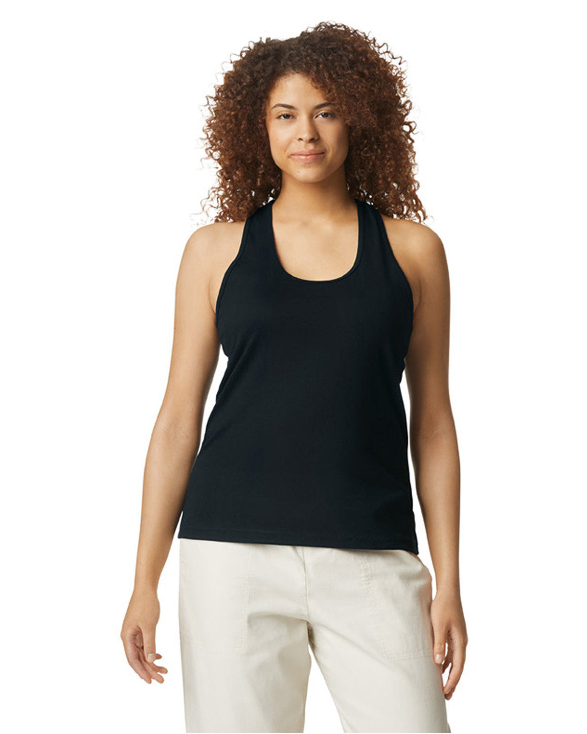 Gildan Ladies' Softstyle CVC Racerback Tank G672L