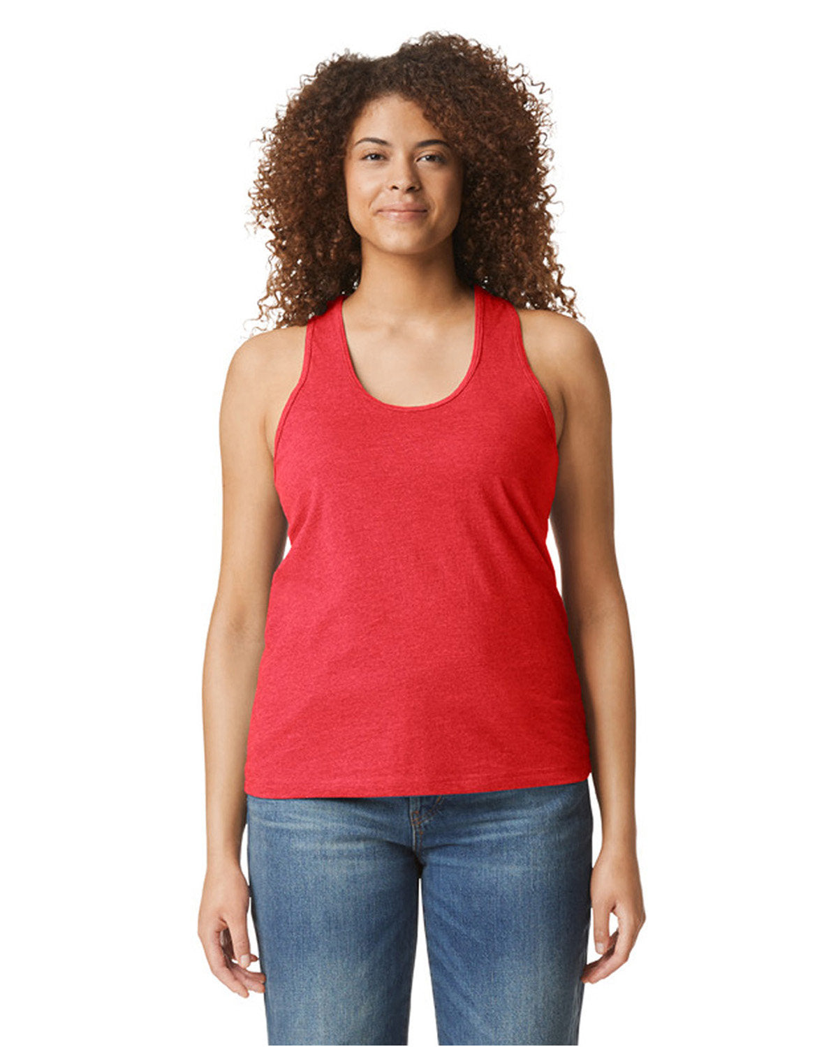 Gildan Ladies' Softstyle CVC Racerback Tank G672L
