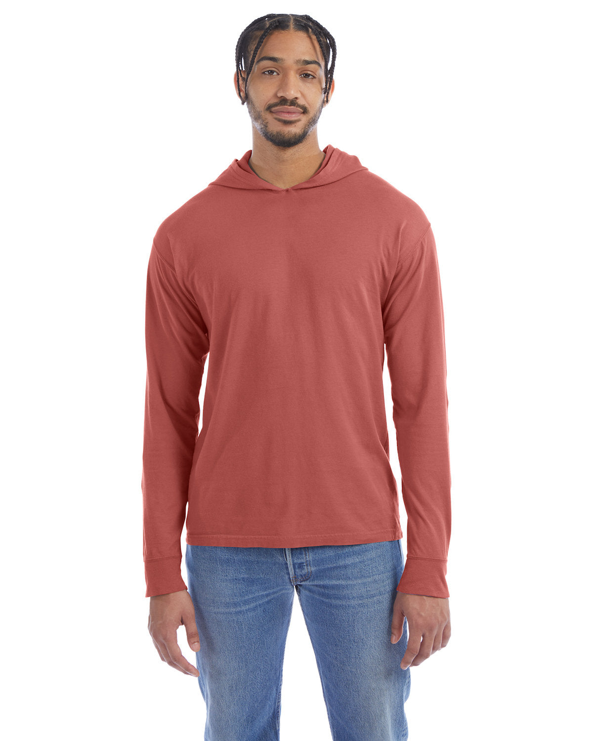 ComfortWash by Hanes Unisex Jersey Hooded T-Shirt GDH280
