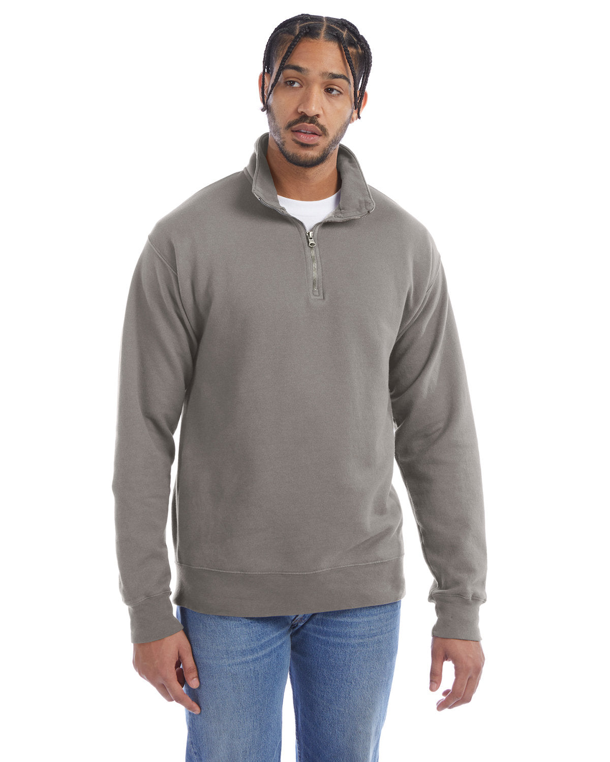 ComfortWash by Hanes Unisex Quarter-Zip Sweatshirt GDH425