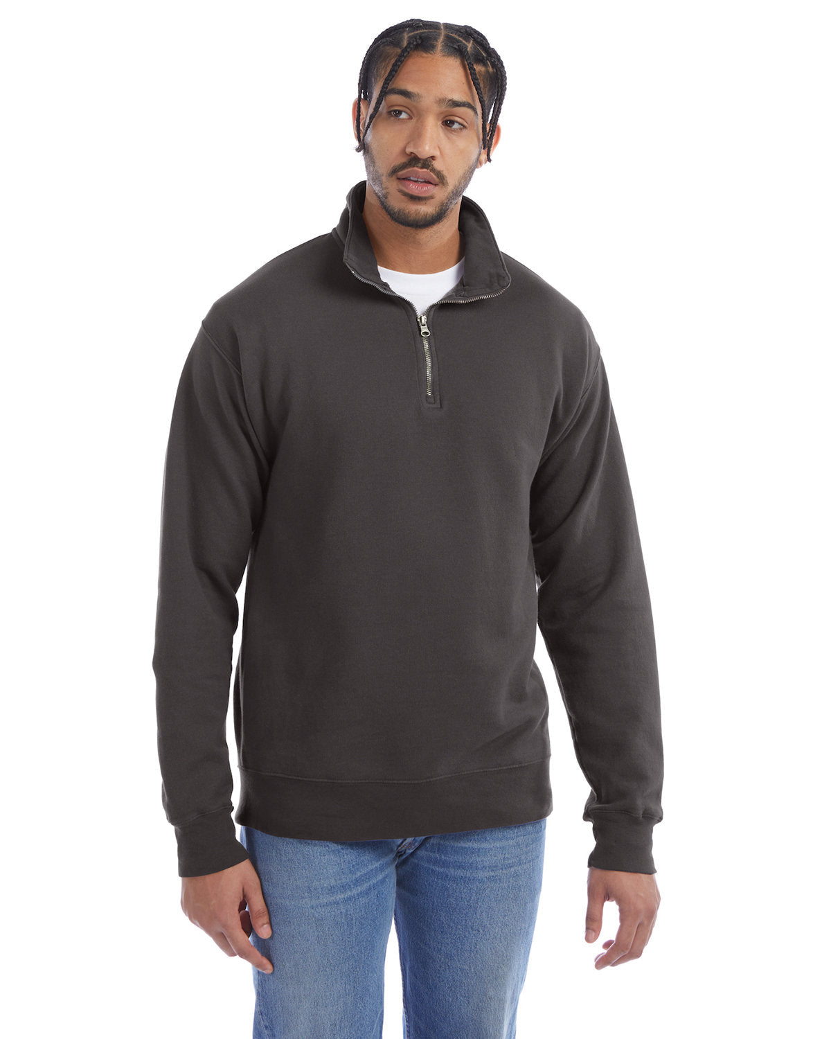 ComfortWash by Hanes Unisex Quarter-Zip Sweatshirt GDH425