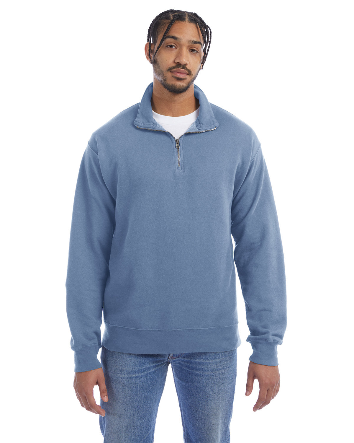 ComfortWash by Hanes Unisex Quarter-Zip Sweatshirt GDH425