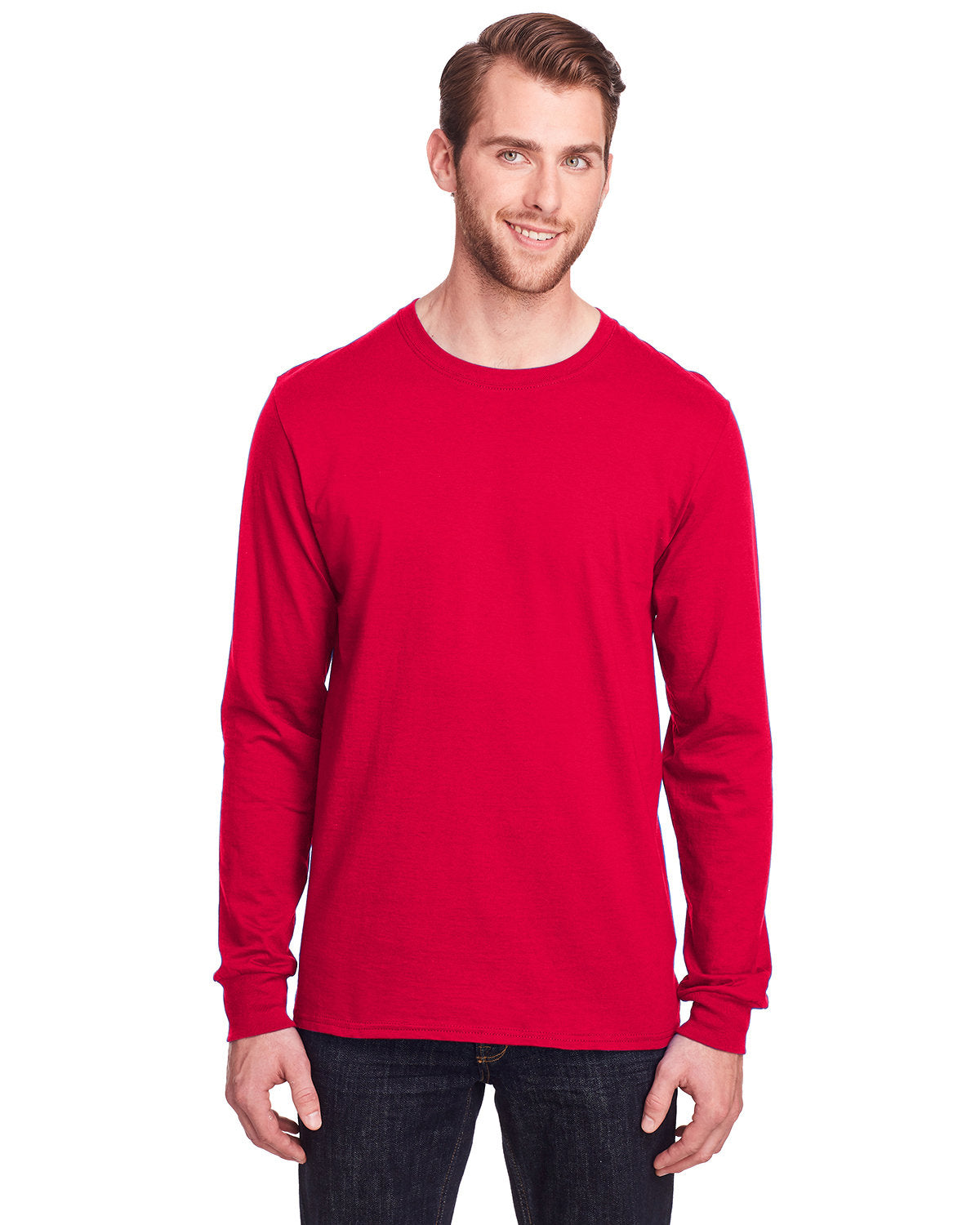 Fruit of the Loom Adult ICONICâ„¢ Long Sleeve T-Shirt: Enduring Comfort with a Stylish Edge