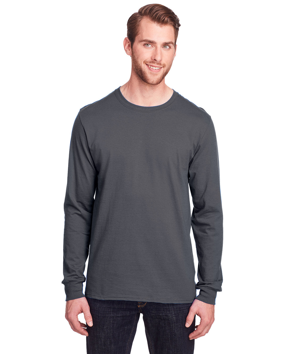 Fruit of the Loom Adult ICONICâ„¢ Long Sleeve T-Shirt: Enduring Comfort with a Stylish Edge