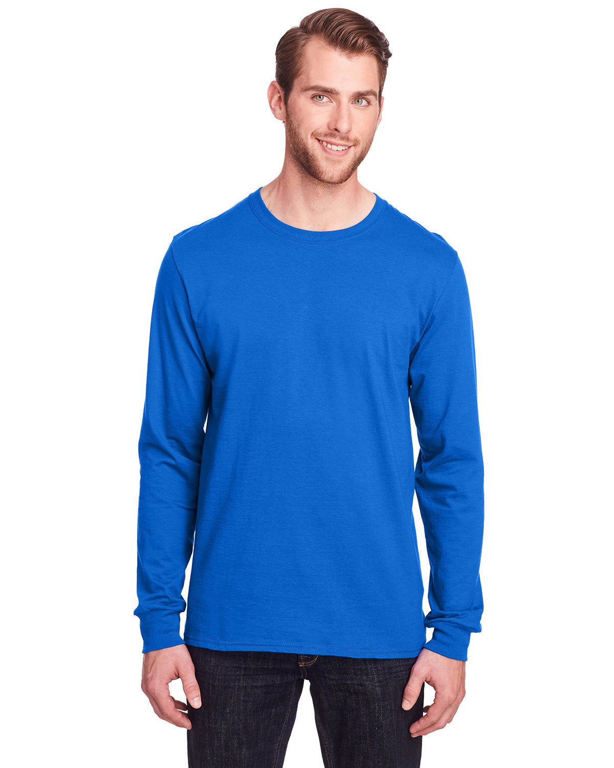 Fruit of the Loom Adult ICONICâ„¢ Long Sleeve T-Shirt: Enduring Comfort with a Stylish Edge
