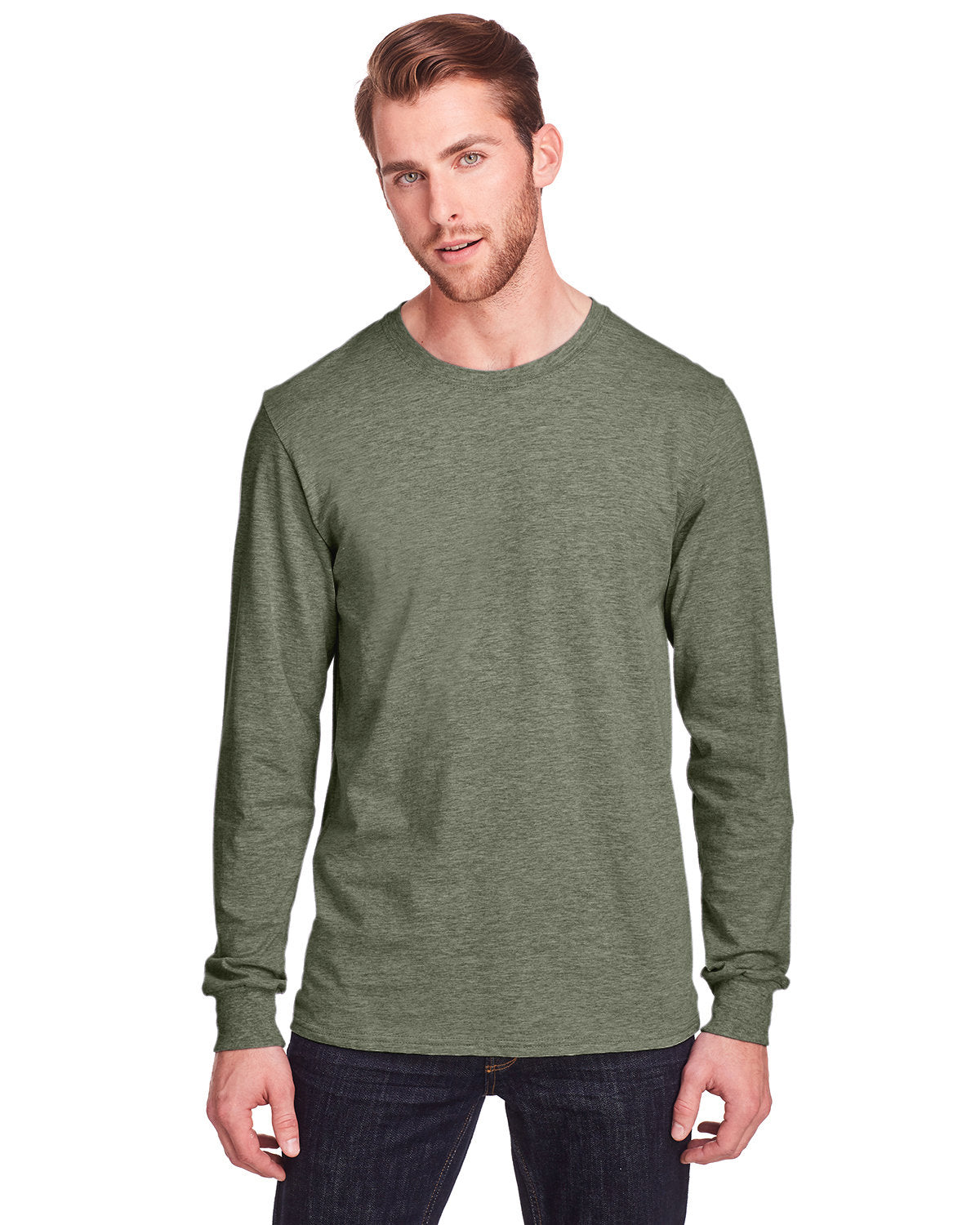 Fruit of the Loom Adult ICONICâ„¢ Long Sleeve T-Shirt: Enduring Comfort with a Stylish Edge