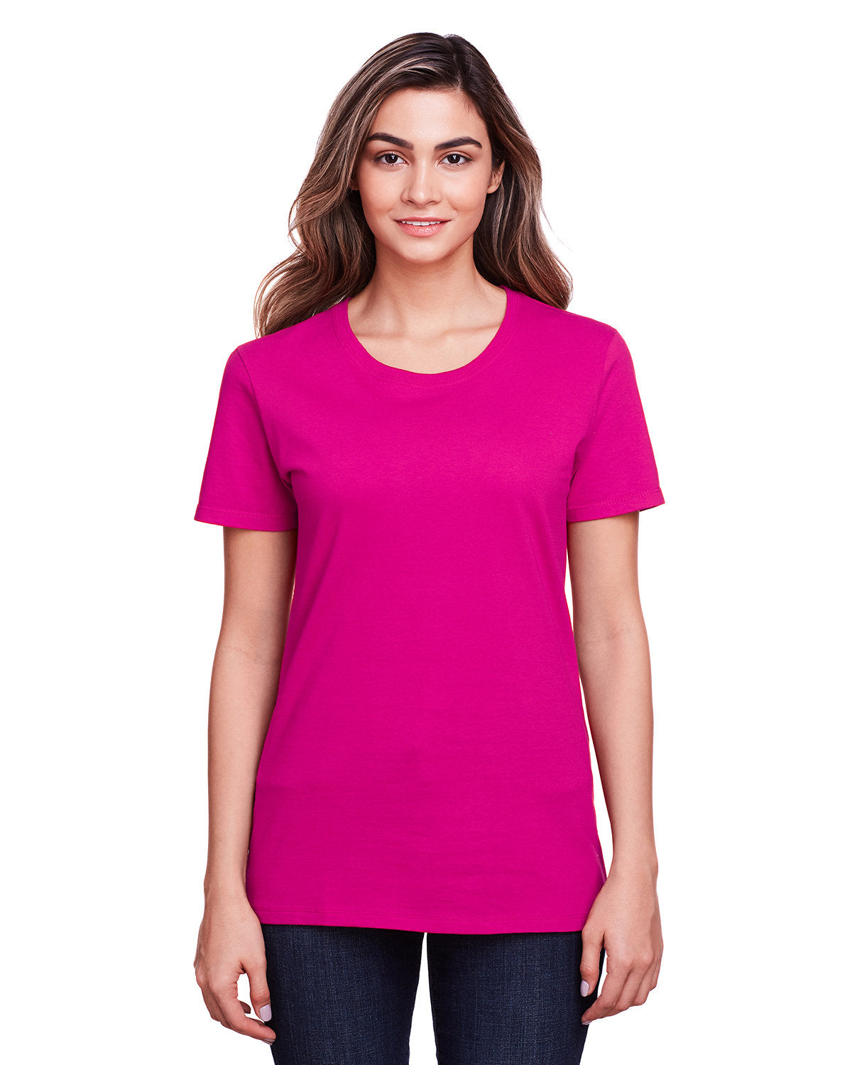 Fruit of the Loom Ladies' ICONICâ„¢ T-Shirt: Classic Comfort with a Feminine Touch