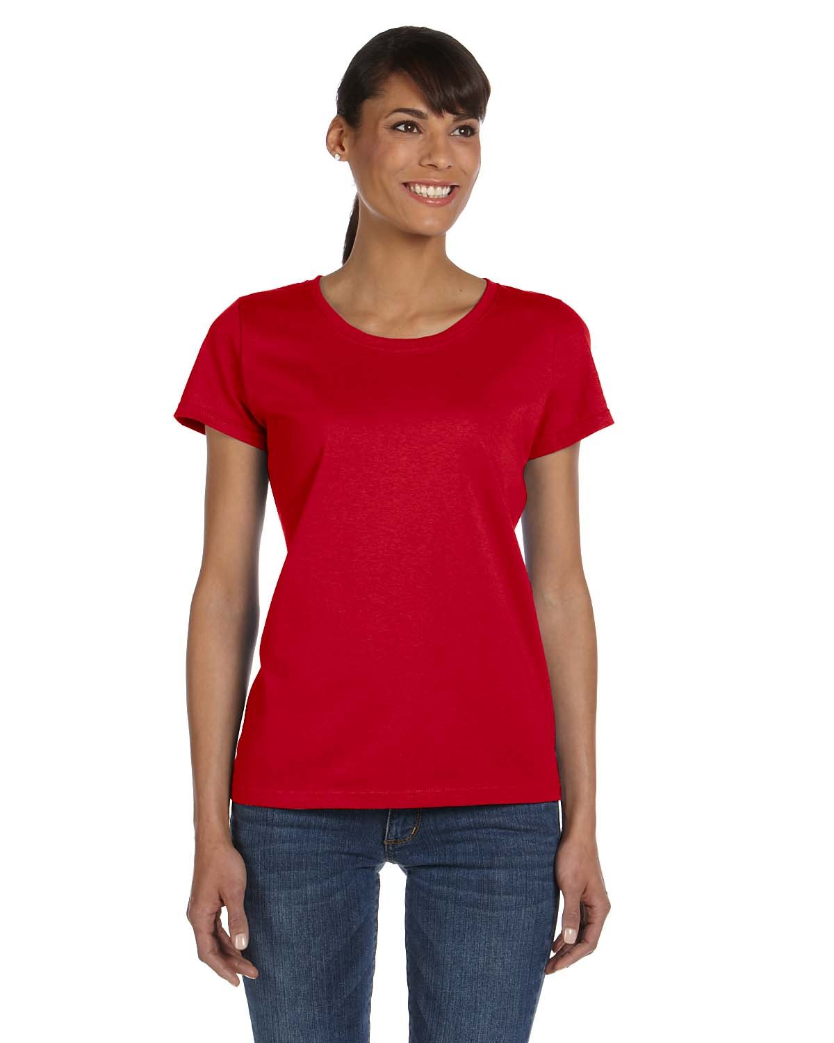 Fruit of the Loom Ladies' HD Cottonâ„¢ T-Shirt: Classic Comfort with Modern Sophistication