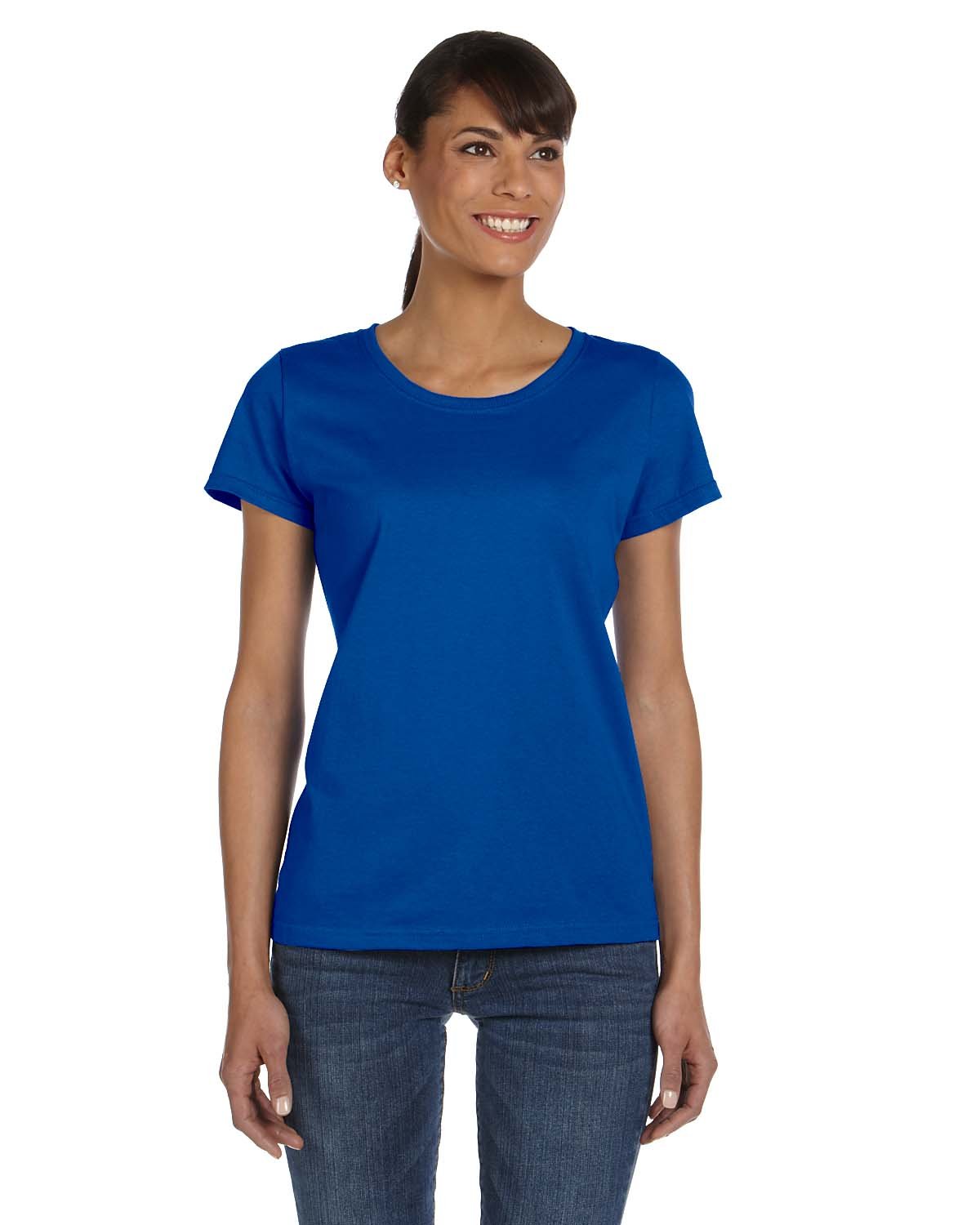 Fruit of the Loom Ladies' HD Cottonâ„¢ T-Shirt: Classic Comfort with Modern Sophistication