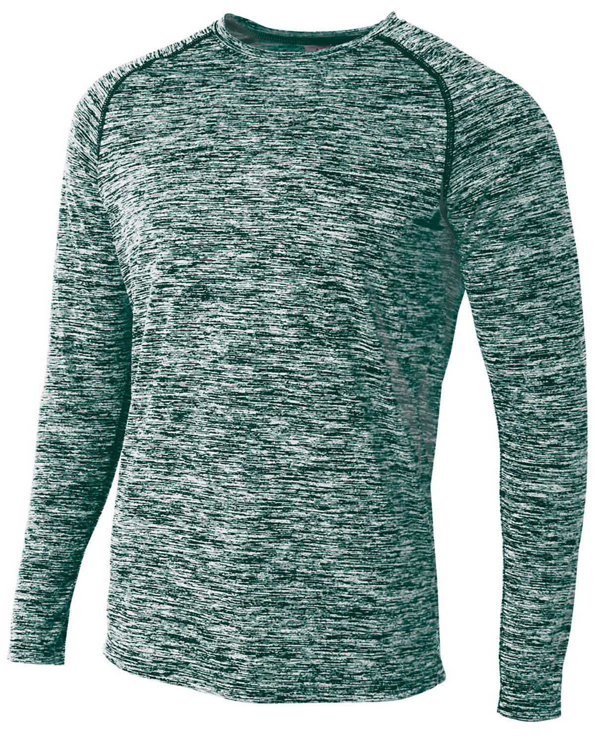 Adult Space Dye Long Sleeve Raglan T-Shirt