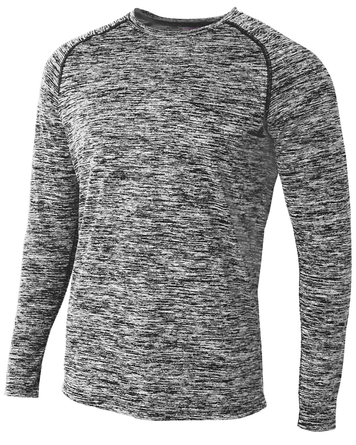 Adult Space Dye Long Sleeve Raglan T-Shirt
